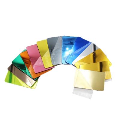 China Printing Advertising Business Card Hot Bending Professional Supplier Highly Crafted Astari Colored Sheets Pmma Acrylic Mirror Sheet for sale