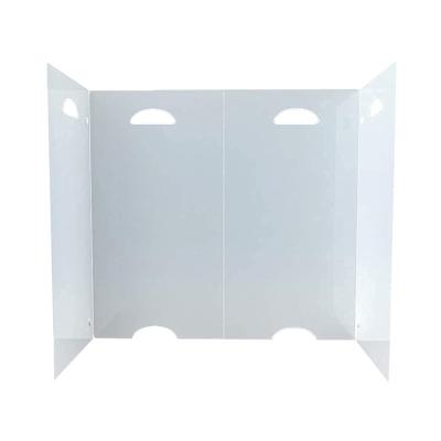 China Custom logo china supplier wholesale acrylic mirror sheet counter fence for office school for sale