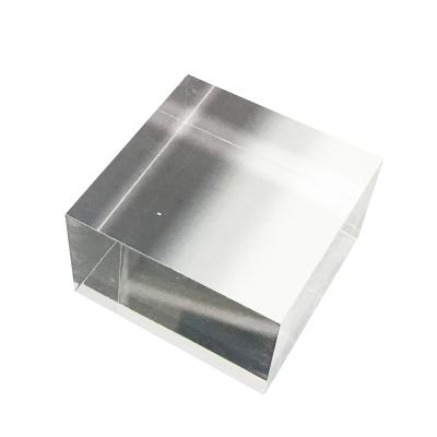 China Deploying Goods Factory Custom Clear Acrylic Sheet, Drilling, Polishing, Transparent Crystal High Cube Solid Acrylic Block for sale