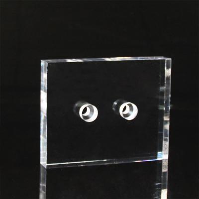 China Deploying Goods China Factory Pmma Acrylic Board Engraving Plexiglass Lucite Cube Clear Perspex Block Solid Acrylic Sheet For Laser Punch Holes for sale