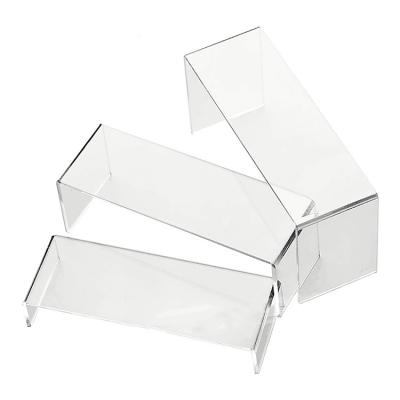 China Deploying custom factory direct sales goods acrylic U-shaped plexiglass sheet bending pmma display rack for sale