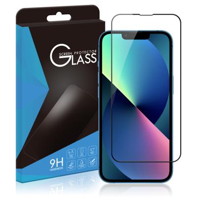 China Bubble Free Case Friendly For iPhone 13 Screen Protector Shockproof Super High Resolution For iPhone 13 Pro Tempered Glass Protector for sale