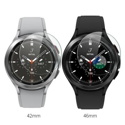 China Smart Watch For Samsung Galaxy Watch4 Classic Tempered Glass 42mm 46mm Screen Protector For Smart Watch for sale