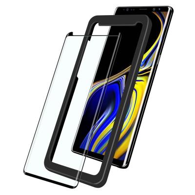 China Smooth contact; normal protection; perfect fittness Gobelike install applicators matching tempered glass for Samsung Note 9 screen protector with install applicators for sale