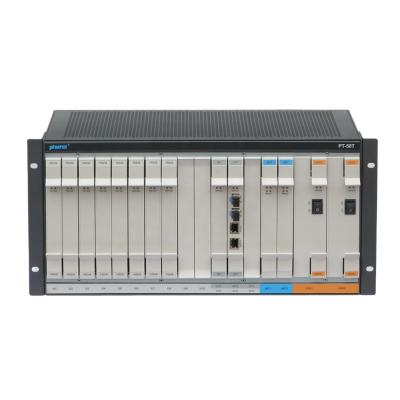 China FXO FXS High Capacity PCM Equipment Line Up to 416 Voices Over E1 OE Fiber Optic Multiplexer PT-50T 5064 for sale