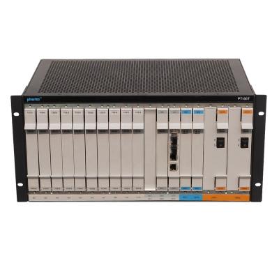 China Pots Over Fiber Optic PCM Multiplexer Transmit 300 Channels FXO/FXS Phone Over Fiber PCM Mux PT-50 5064 for sale