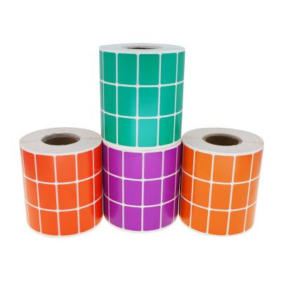 China Wholesale Barcode Factory Roll Blank 30mmX20mm Color Art Paper Adhesive Thermal Label Sticker 5000pcs For Dymo Zebra Printer for sale