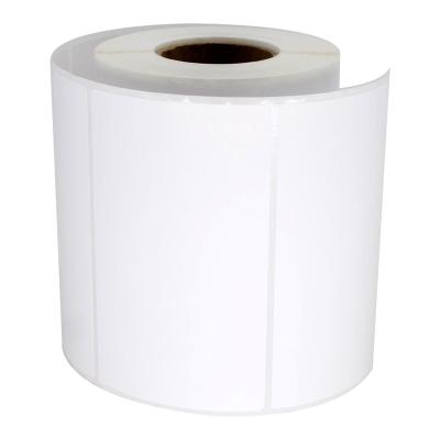 China Wholesale White 100mmx60mm Transfer Barcode Roll Thermal Art Paper 800pcs Label Sticker For Barcode Printer for sale