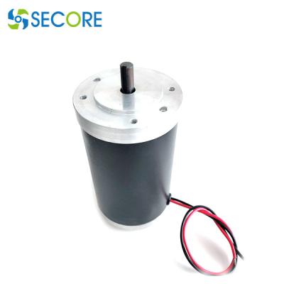 China 80W Brush 220V 230V High Power DC Motor 77mm OD For Shaking Machine for sale