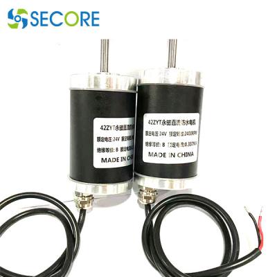 China IP68 12V Micro DC Brush Motor Permanent Magnet Waterproof DC motor for sale