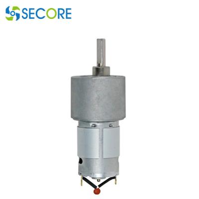 China 2N.M 3N.M Torque 6v Low Speed Spur Gear Reduction Motor 385 Dc Motor With Gearbox for sale