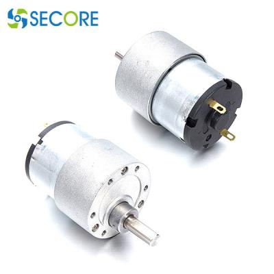 China Cat Toilet Spur Gear Motor 37mm Micro Geborstelde gelijkstroom-Motor met Versnellingsbak Te koop