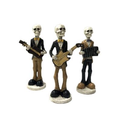 China Mexican Day of the Dead Skull Mold Resin Music Ban KFD--1392050 for sale