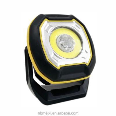 China ABS + silicone 10W 800lm LED COB led_emergency_light portable rechargeable magnetic work light for sale