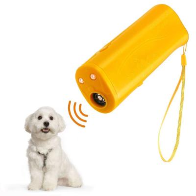 China Viable Dog Ultrasonic Reflector Stop Bark Training Equipment Ultrasonic Anti Barking Trainer for sale