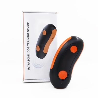 China Mini Handheld Powerful Outdoor Ultrasonic Dog Anti Bark Control Viable Reflector Device Dog Repellent Device for sale