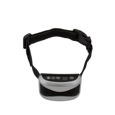 China Eco-Friendly ABS+Anti Bark Dog Sales Bark Control Anti Bark Dog Training Collar Nylon High Quality Rechargeable Dog for sale