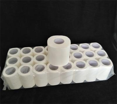 China 2-5 Ply 8-15 cm de diámetro Papel de papel higiénico mezclado disoluble en agua en venta