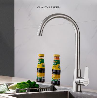 China Modern stainless steel kitchen sink faucet cold and hot water mixer torneira kitchen faucet for sale