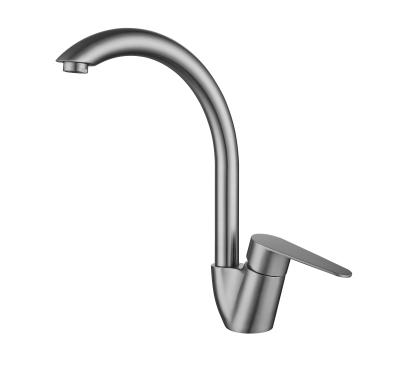 China Contemporary Type Single Hole Kitchen Sink Faucets Surface Installation Cold And Hot Modern Special Design for sale