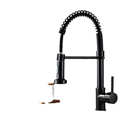 China Countertop Installation Contemporary 360 Degreeblack Mixing Faucet Taps Faucet Kitchen Sink Faucet Black for sale