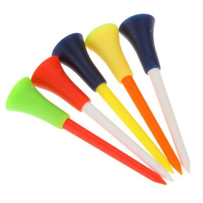 China Plastic With Rubber Rubber Top Plastic Golf Tees for sale