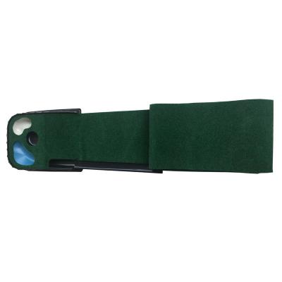 China Portable Putting Green Mat For Golf Practice Training Anytime Indoor Home Or Office Golf Aid for sale