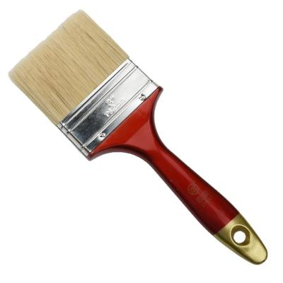 China Red wooden handle wall paint brush for painting and cleaning for sale