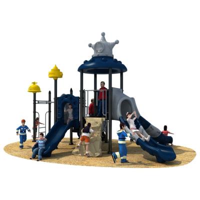 China 2022 New Adventure Fun Plastic Spaceship Deluxe Theme Outdoor Playground With Slides Set for sale