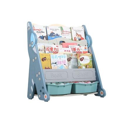 China Portable Kids Furniture Book Shelves Toy Storage Shelf Kids Book Shelves Adjustable(Height) for sale