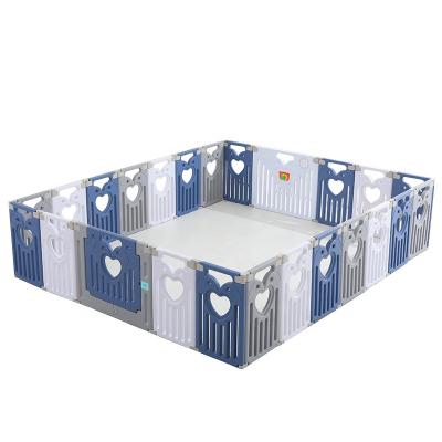 China New Design Hot Sale Modern Multifunctional Kids Safety Play Yard Plastic Indoor Fence Baby Playpen for sale