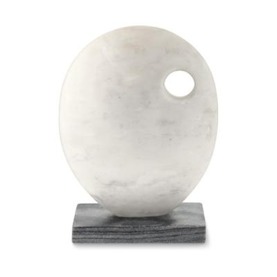 China Modern Outdoor Stone Statue Decoration Park White Abstract Marble Sculpture On Sale for sale