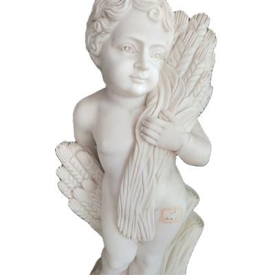 China Factory Direct Sale Traditional Hand Carved Marble Statue White Stone Sculpture for sale