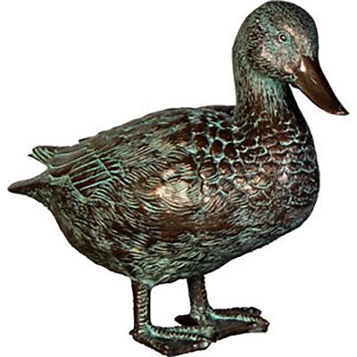 China China Metal Casting Sculpture Garden Decoration Life Size Bronze Duck Sculpture for sale