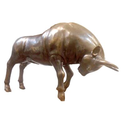 China China Garden Life Size Sculpture Animals Statue Bronze Bull for sale