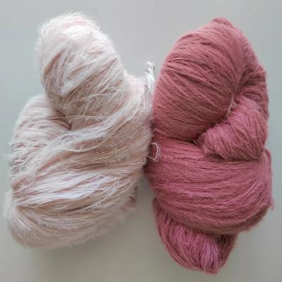 China Hank Feather Yarn Mink Yarn In Hank For Knitting Sweaters,Socks,Gloves,Hats for sale