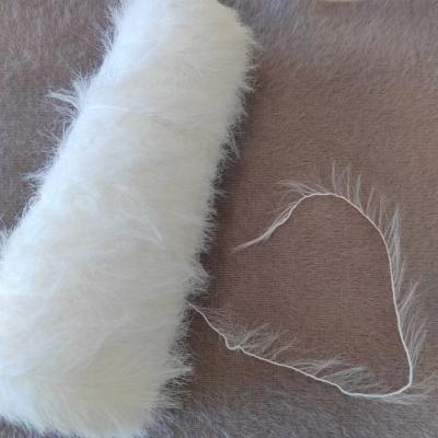 China 5.0cm Nm5.5 Long Feather Yarn Imitation Mink Yarn For Knitting Socks,Sweaters,Fabrics for sale