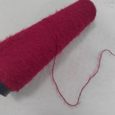 China 1.5cm Hochdichte Feder Fancy Garne Imitation Mink Garne für Strickstoffe zu verkaufen