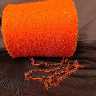 China 0.9cm 1.3cm 2.0cm Warm And Soft Fancy Yarn Nylon Mink Yarn For Making Scarf for sale