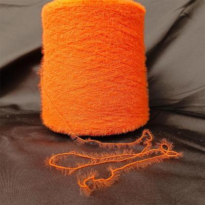 China Fluffy Nylon Feather Yarn Fancy Yarns For  Knitting In 1.3cm And 1.5cm Sizes for sale