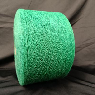 China NE 20/1 Green Regenerated Cotton/Polyester Yarn for Knitted and Woven Fabrics for sale