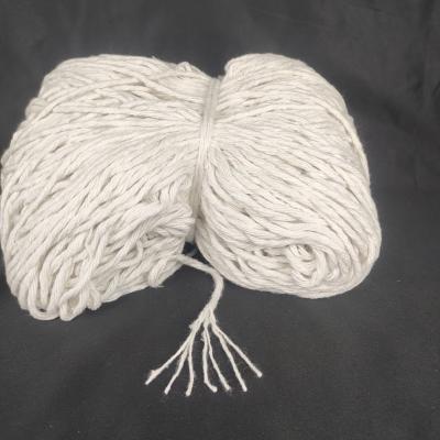 China NE1.5/6 White Regenerated Cotton Yarn For Making Mop With High Water Absorption Ability for sale