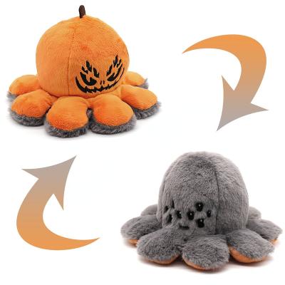 China Wholesale New Style Pumpkin Plush Toy Reversible Halloween Decoration for sale