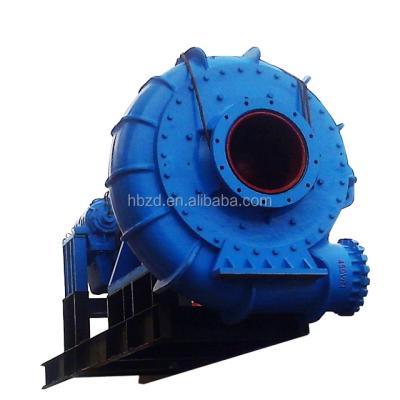 China Marine Abrasion Resistant Horizontal Sand Pump for Thick Raw Sand Mud Dredging for sale