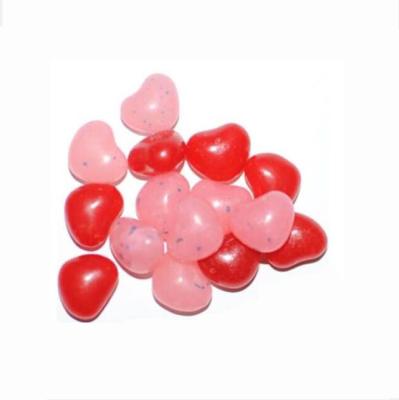 China Natural Popular Wholesale Halal Valentine Hearts Shape Speckled Love Jelly Beans For Valentine's Day for sale