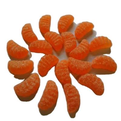 China Natural Halal Bitter Orange Slice Soft Starch Candy With Pectin And Sugar Coating for sale