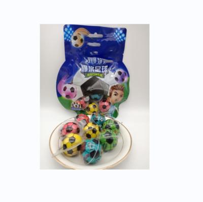 China Football 4D Football Confectionery Natural Hot Selling Jam Filled Gummy Soft Candy For Kids And Children for sale