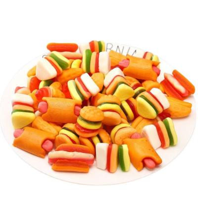 China Natural Chinese Sweets Party Mix Breakfast Forms Gummy Jelly Candy with Assorted Fruit Flavor Wrapped Jellies for sale