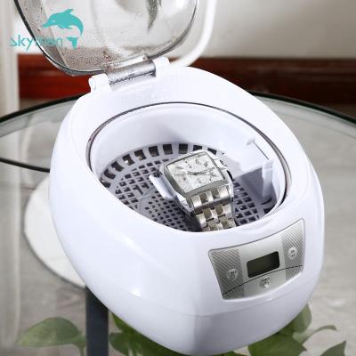 China Hotel 750ml 50W Digital Ultrasonic Cleaner Jewelry Monocle Eyes Cleaning Machine for sale