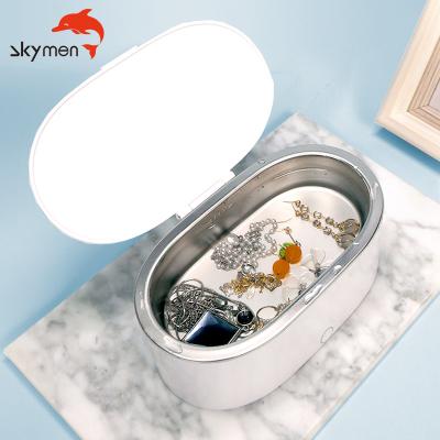 China New Design ZX-910 500ml Portable Hotel 2021 Small Glasses Mini Ultrasonic Automatic Jewelry Cleaner for sale